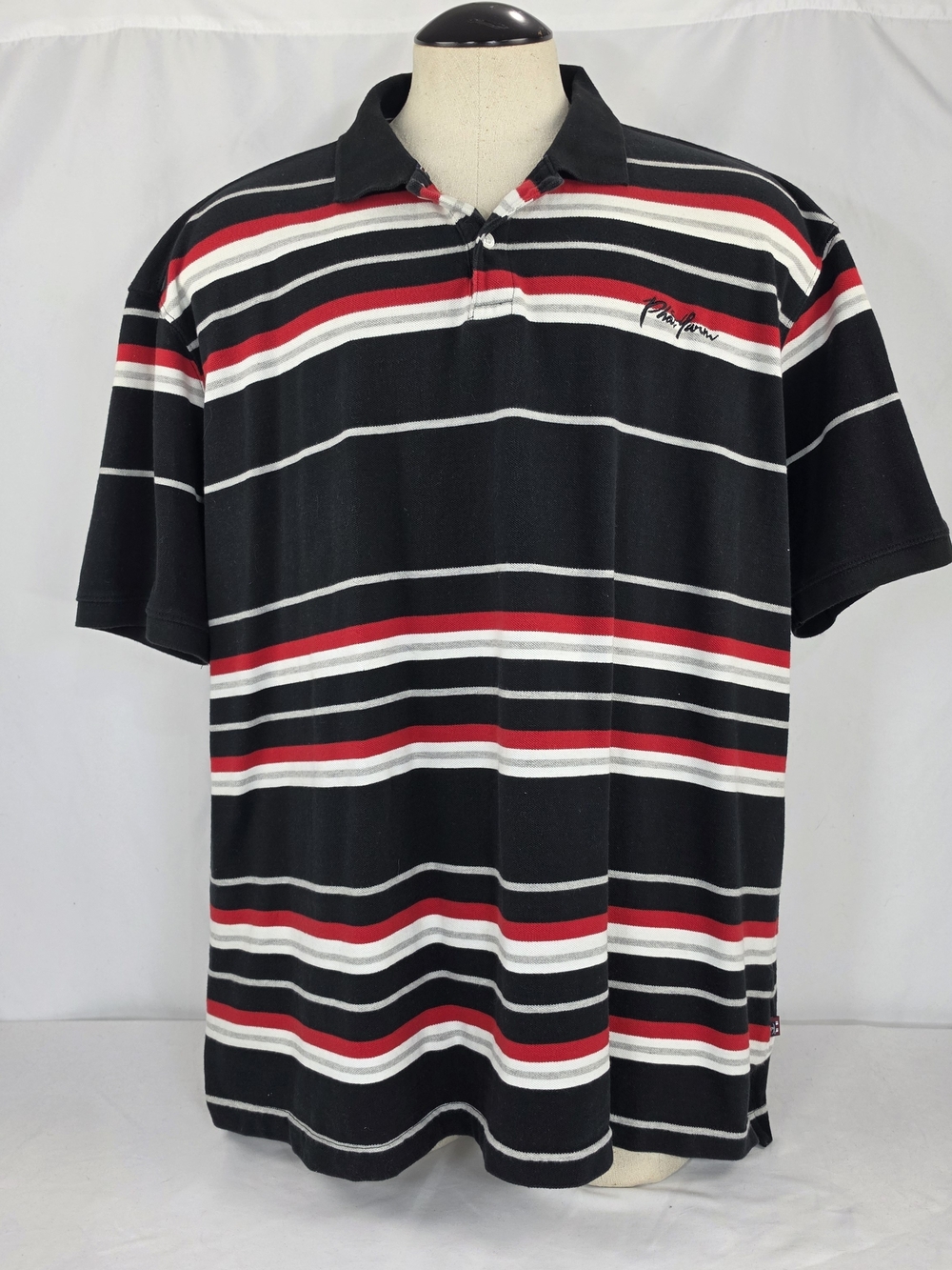 Phat Farm Men's Striped Polo Shirt